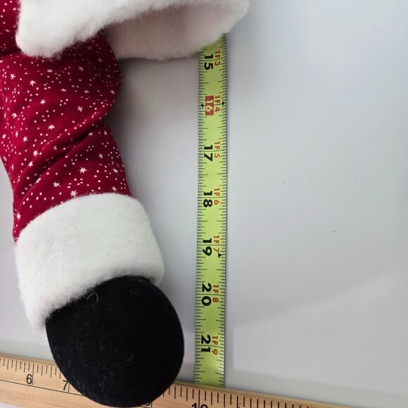 Vintage Handmade Santa Doll Plush Shelf Sitter Stuffed 22 Inches - Picture 11 of 15